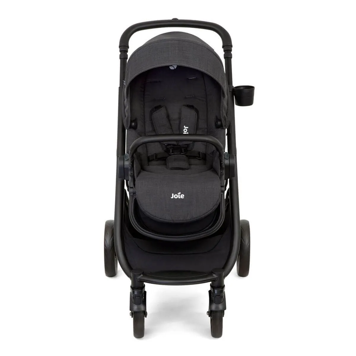 Carrinho de Bebê Versatrax e Preto Pavement Joie
