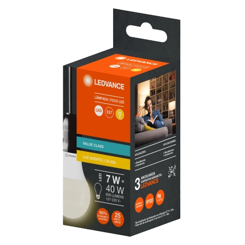 Lampada Foco Led Cla40 7w865 Bv E27