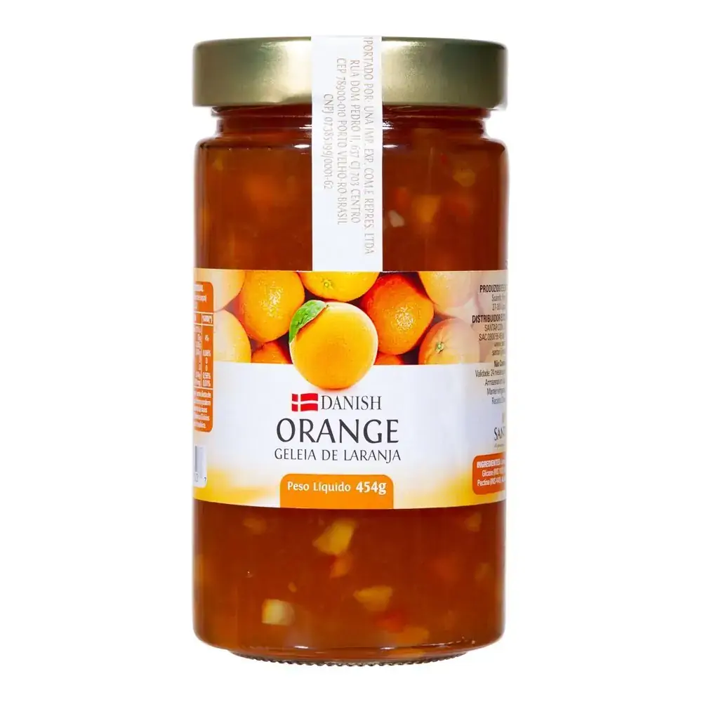 Geleia Dinamarquesa Santar Laranja 454gr