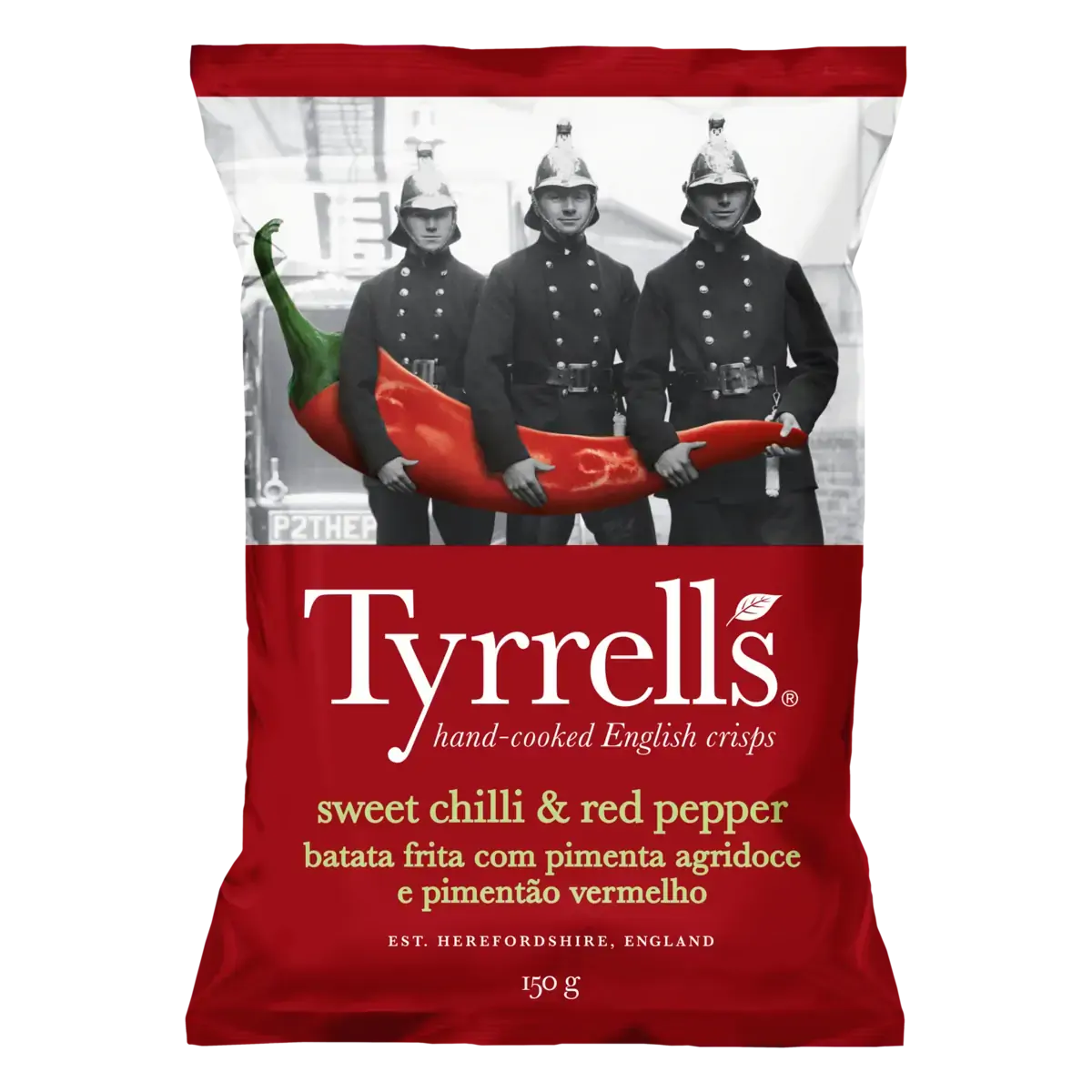 Batata Frita Pimenta Agridoce E Pimentão Vermelho Tyrrells Pacote 150g