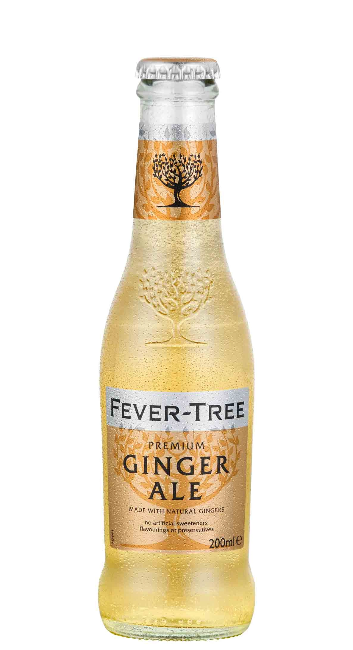 Refrigerante Vegetal Fever-Tree Ginger Ale 4X200ml