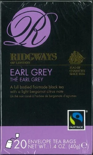 Ridgways Fairtrade Earl Grey 20 Tea Bags