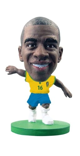 Soccerstarz Brazil Ramires Home Kit Toy Football Figures Figurines Souvenir