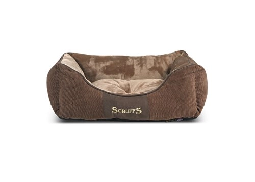 Scruffs 19.5 X 16 Chester Pet Box Bed, Chocolate