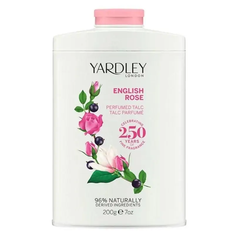 Talco Perfumado Yardley English Rose 200g