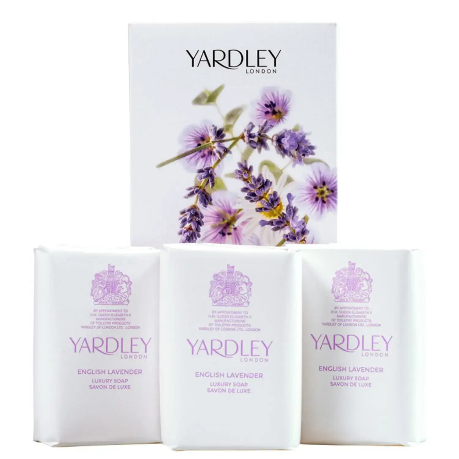 Yardley English Lavender Luxury Soap 3x100g/3.5oz