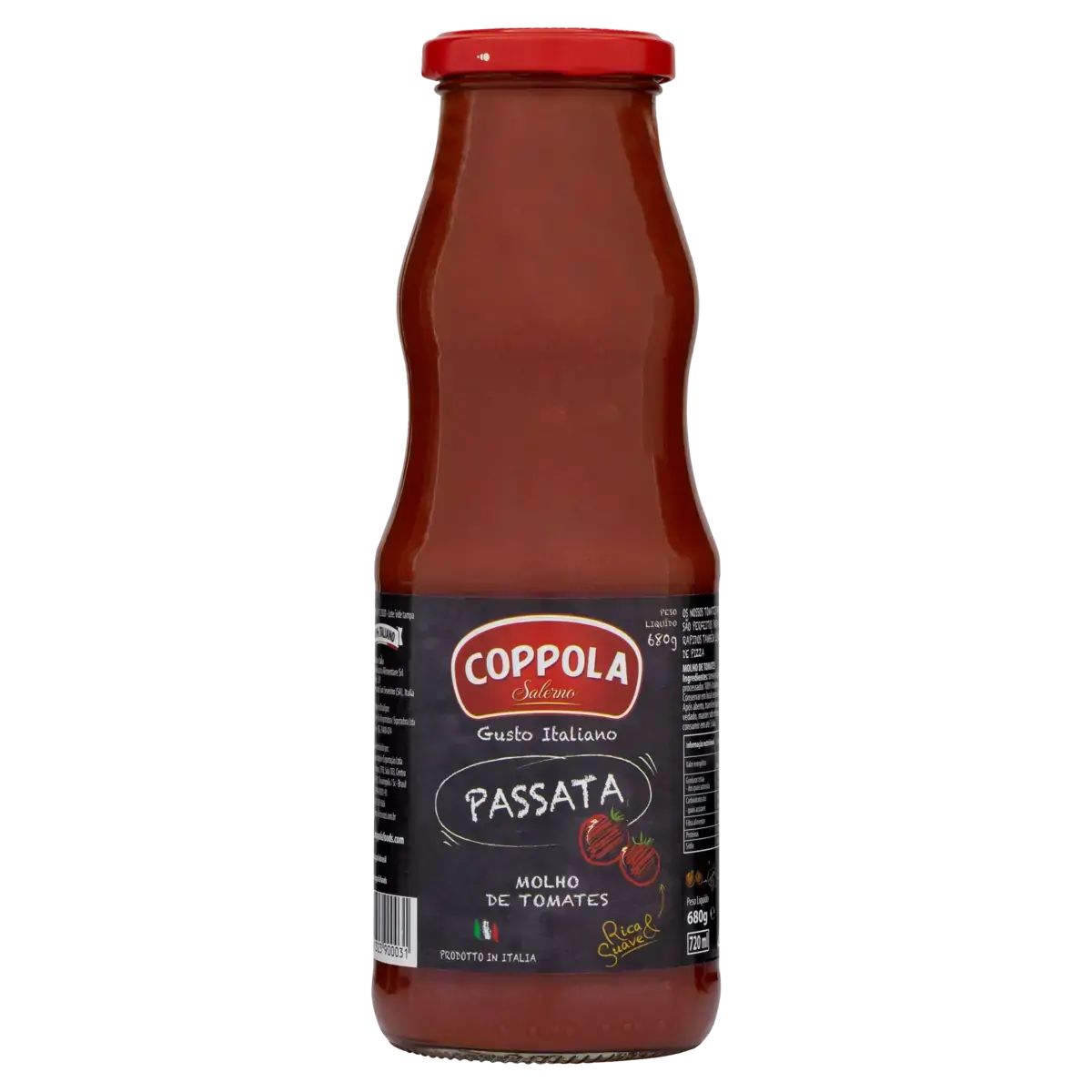 Molho De Tomate Coppola Vidro 680g