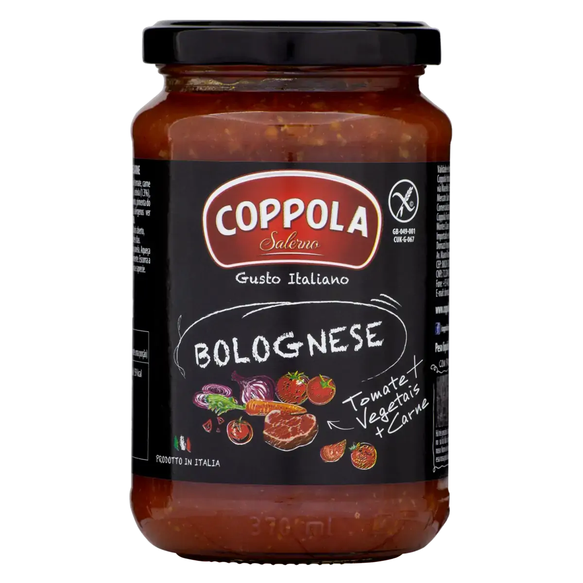 Molho De Tomate Carne Coppola Vidro 350g
