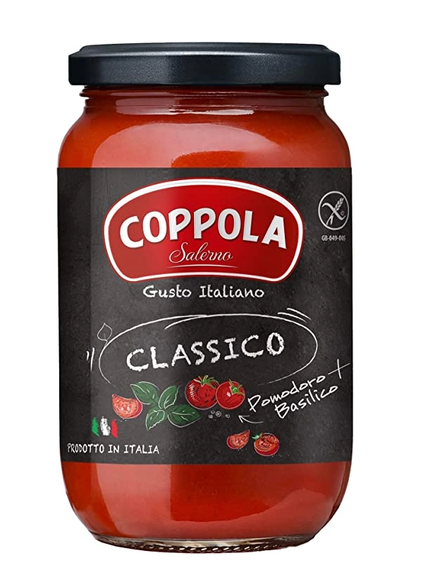 Molho De Tomate Manjericão Coppola Vidro 350g