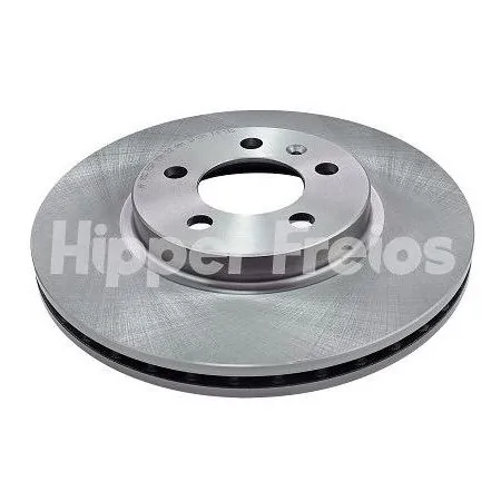 Par Disco de Freio Dianteiro Ventilado 276mm - HIPPER FREIOS HF81C