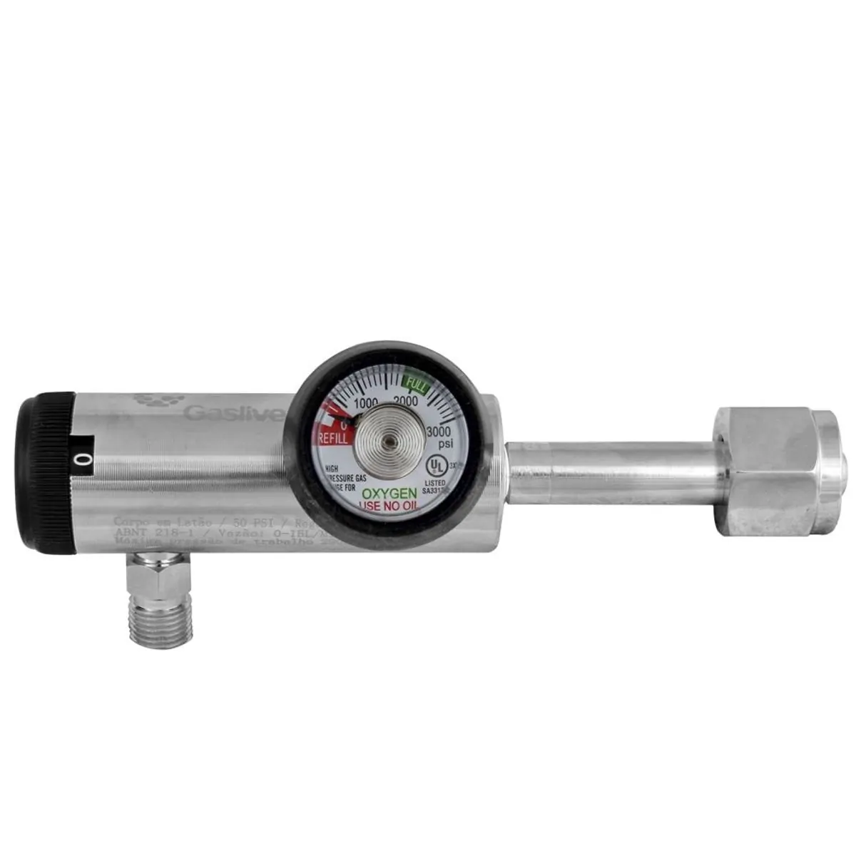 Regulador de Pressão para Oxigênio 15 LPM Click