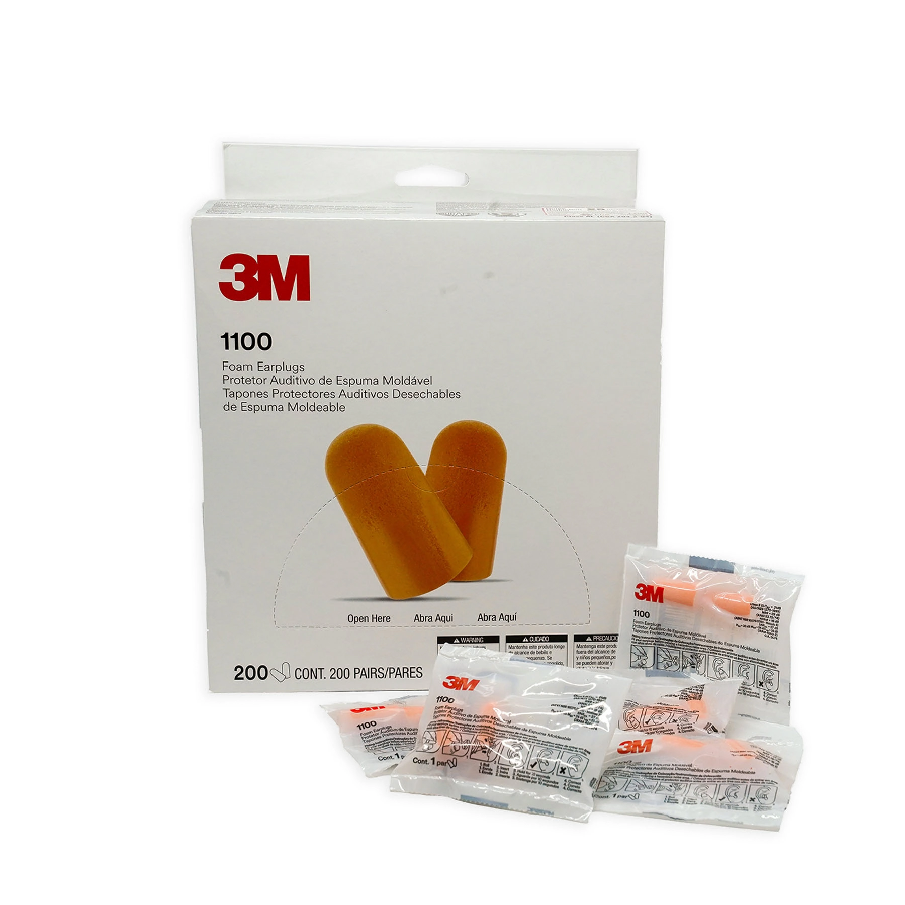 Uncorded Ear Plugs 200 Pair