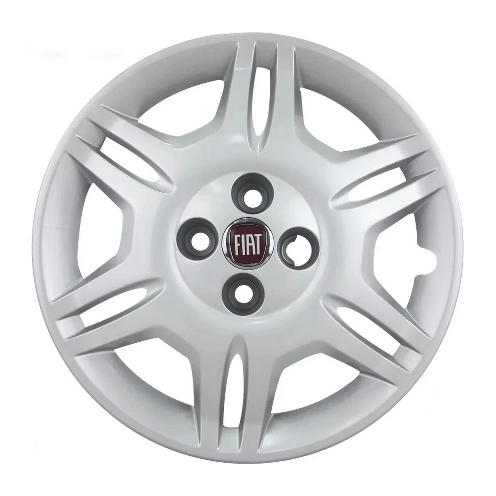 Calota Aro 15 Pol. Prata Fixação por Parafuso - FIAT 51763455