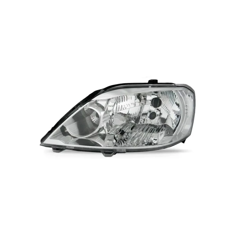 Farol Principal RENAULT LOGAN Lado Esquerdo Máscara Cromada - RUFATO 20023