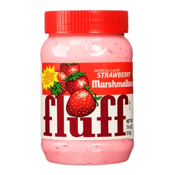 Marshmallow De Morango Fluff Pote 213gr