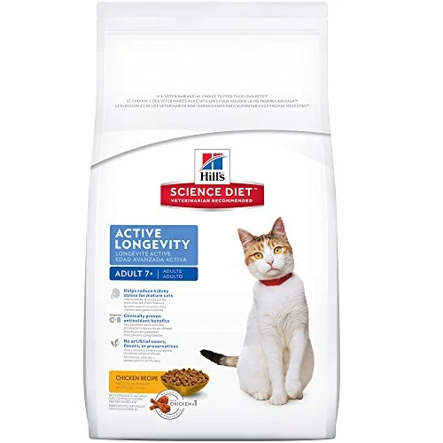 Hill S Science Diet Active Longevity Senior Cat Food, 16 Lbs.