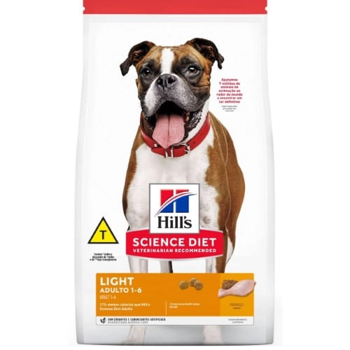 Ração Seca Hills Science Diet Light Para Cães Adultos 6 Kg