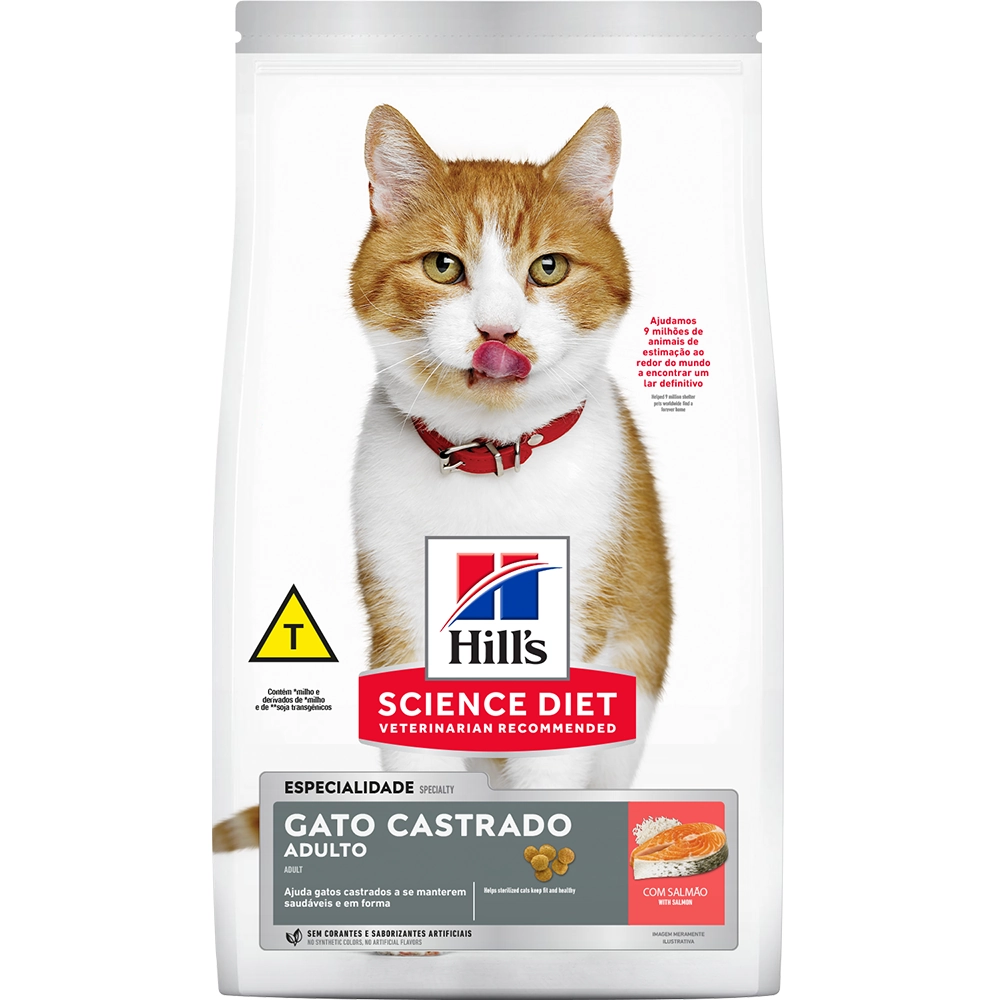 Hillâ´s Scien Diet Gato Ad Cast Sal 1kg