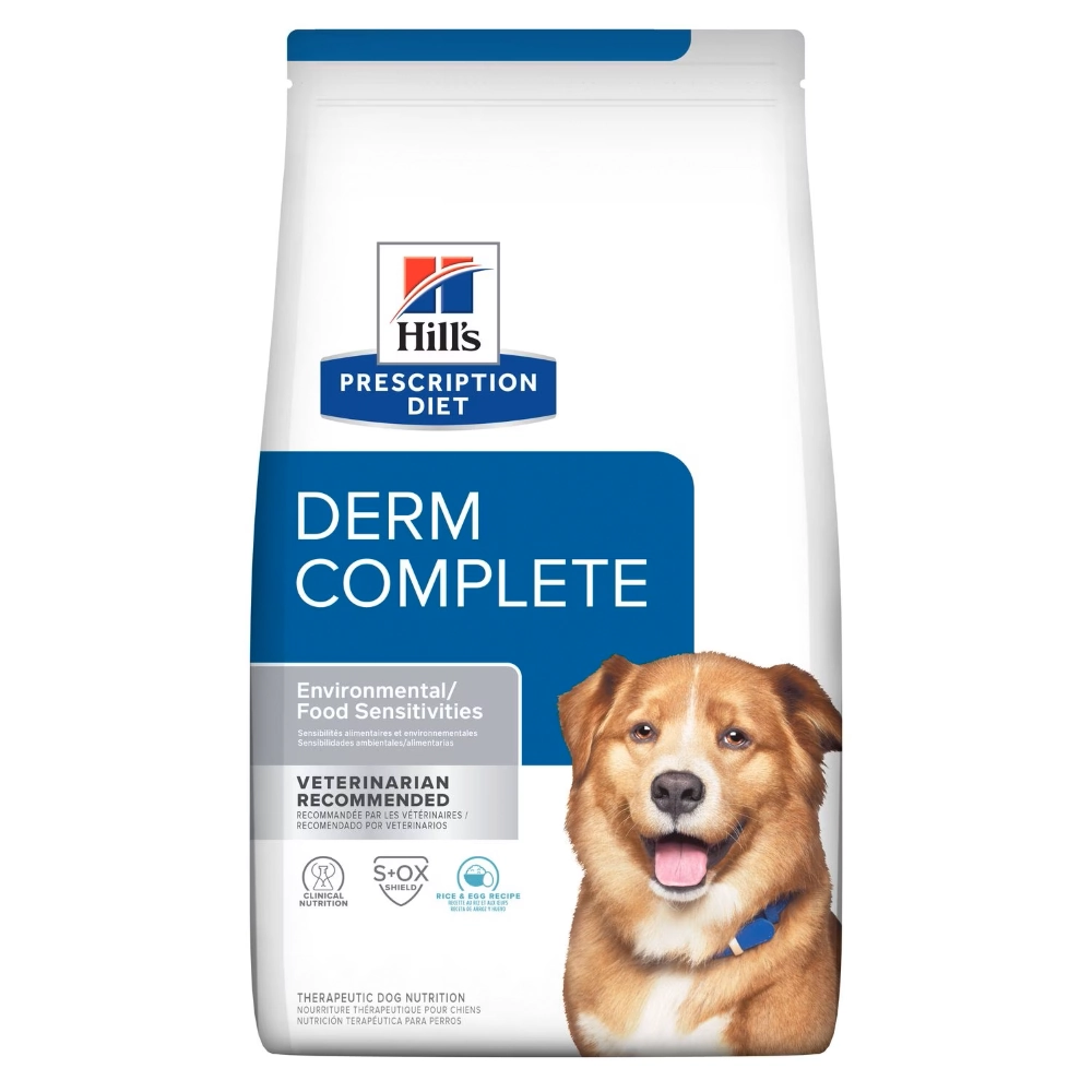 Hills Prescription Diet Derm Complete Environmental, Skin Food Sensitivities Dry Dog Food, 6.5 Lb Ba