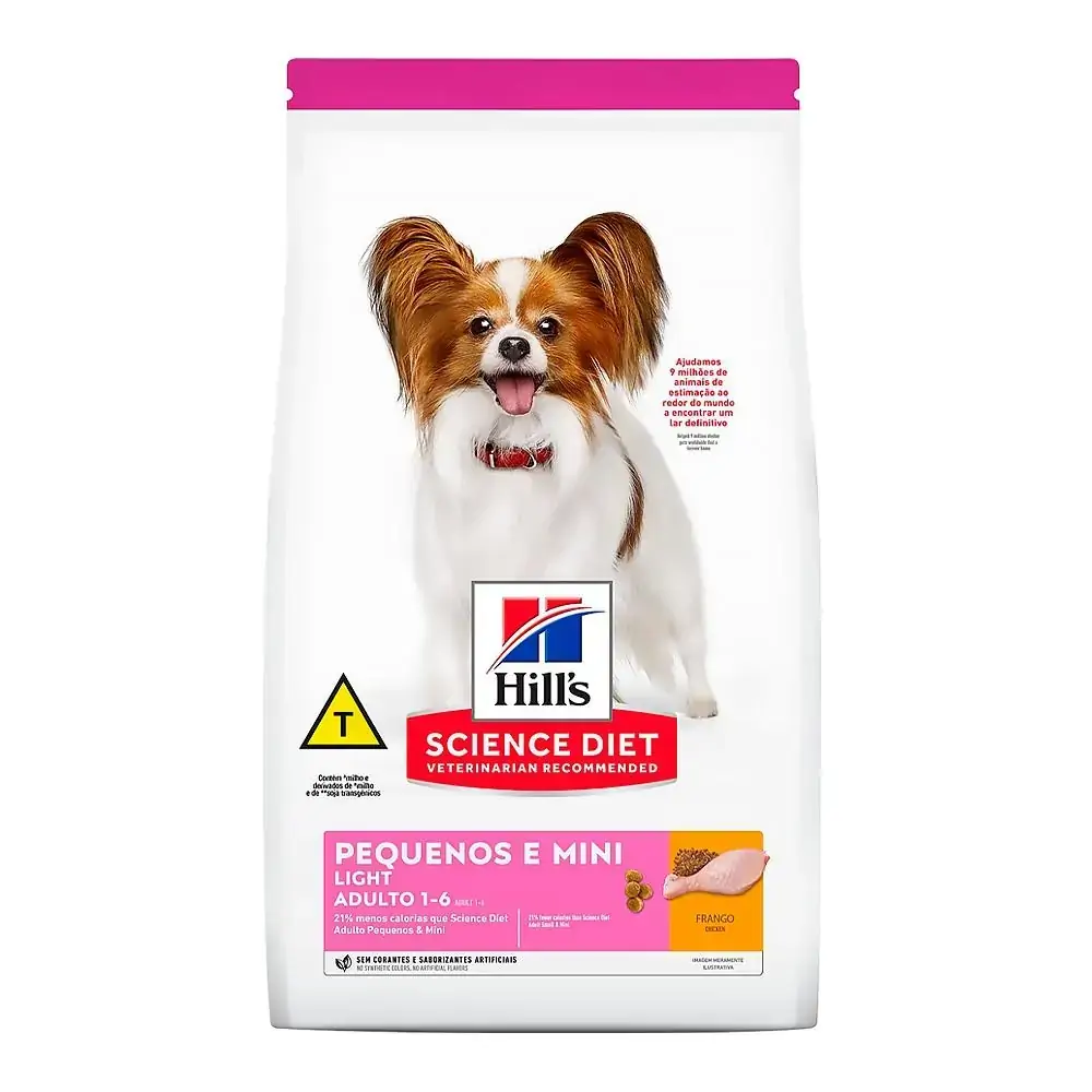 Ração Hill's Canino Light Raças Pequenas e Miniatura 2,4kg