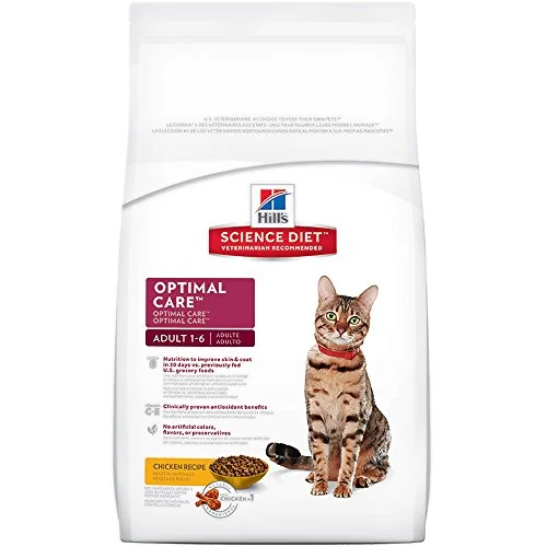 Hill S Science Diet Optimal Care Original Adult Cat Food, 7 Lbs.