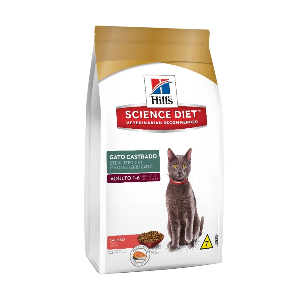 Hill's SD Salmão para Gatos Adultos Castrados - 3kg