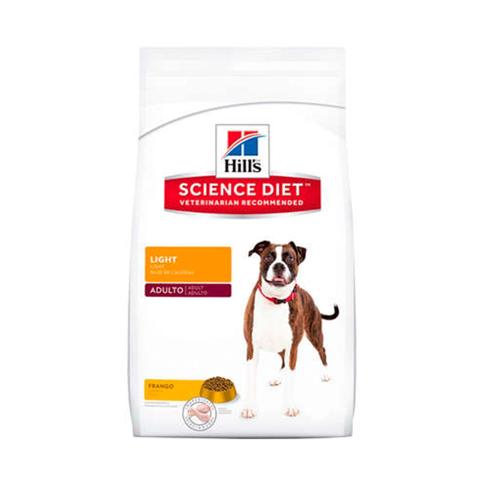 Ração Para Cães Adultos Science Diet Light Original Hills