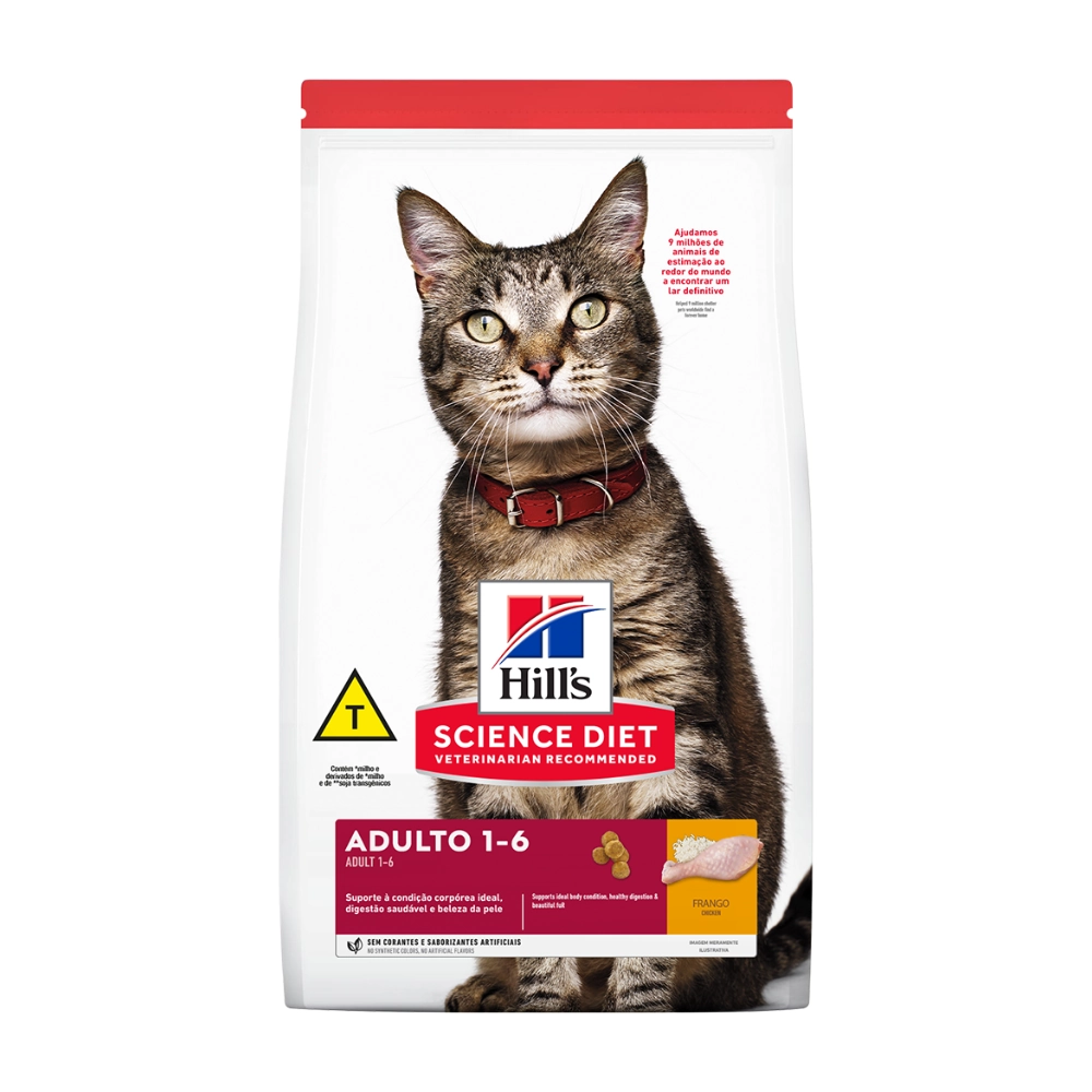 Ração Hills Science Diet Cuidado Excelente Para Gatos Adultos De 1 A 6 Anos