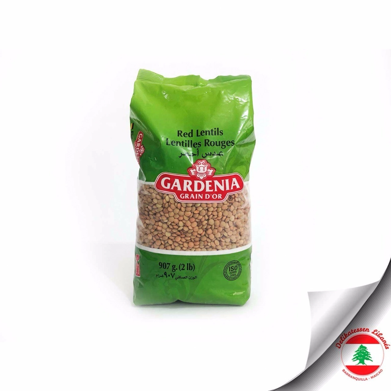 Lentilha Vermelha Gardenia 907g