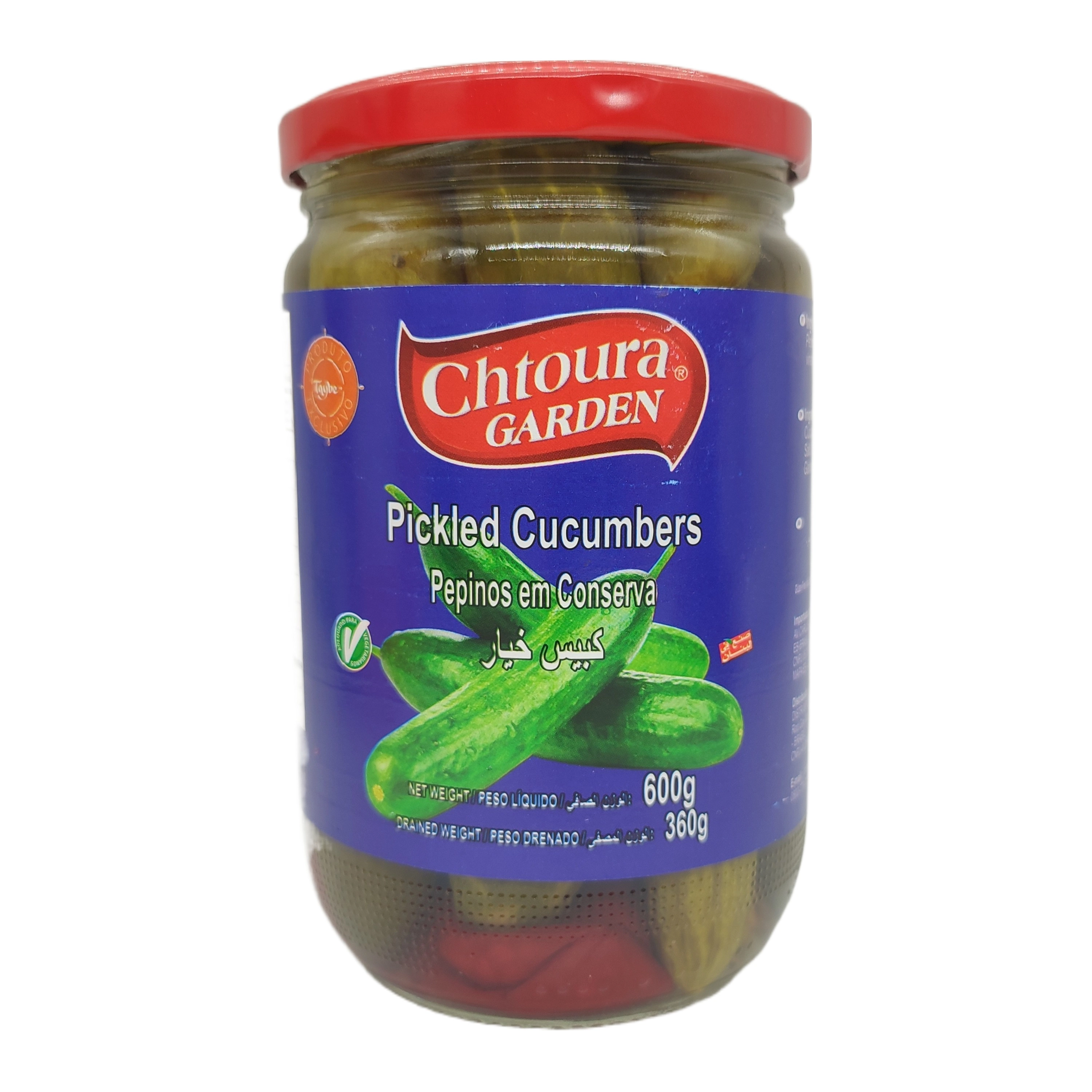 Pepino Chtoura Garden Conserva Vd 600g
