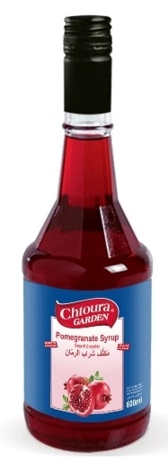 Xarope Culinário De Romã Chtoura Garden 600ml