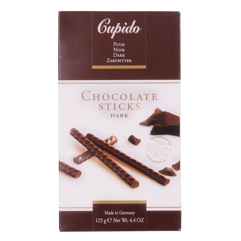 Bombom Cupido Bastoes Choc Amargo 125g