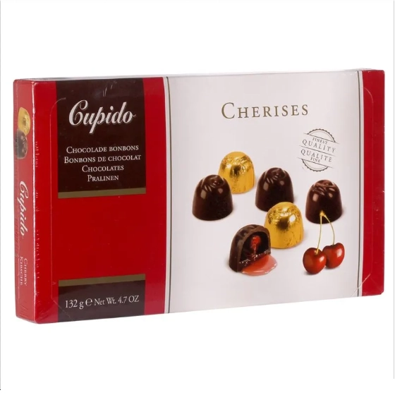 Bombom Cupido Rech Choc/cereja 150g