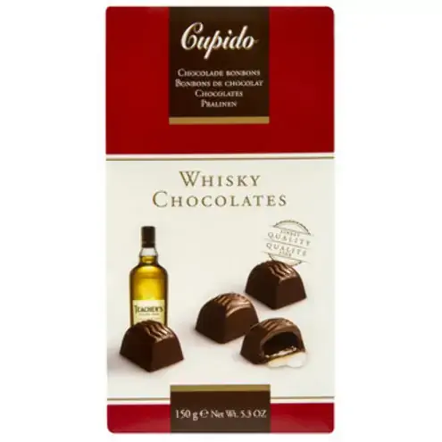 Bombom Hamlet Choc Rech Licor Whiskym 150g Hamlet Cx