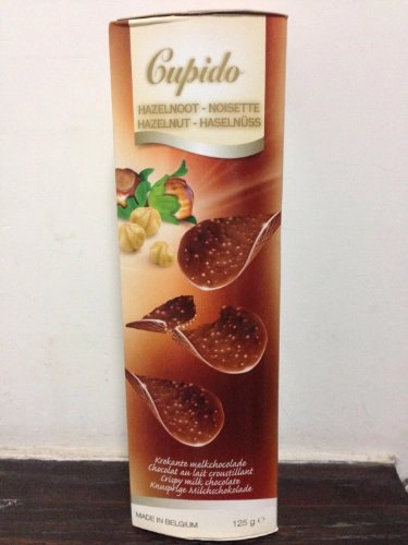 Folhas De Chocolate C/ Avelã Chocola´s 125 G