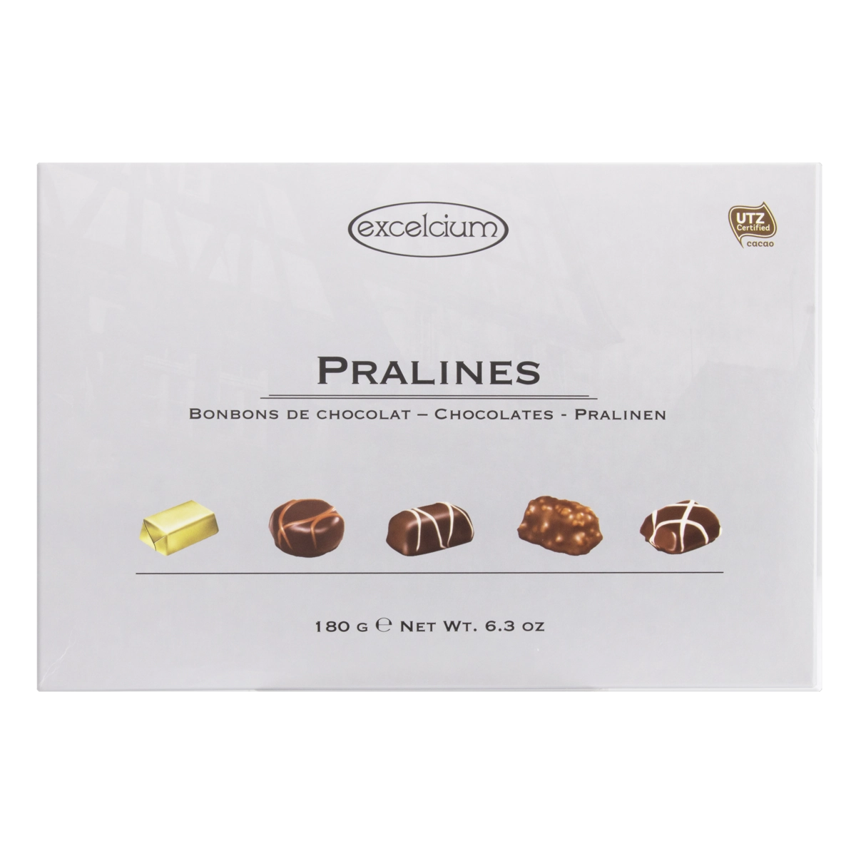 Bombom Chocolate Sortido Excelcium Caixa 180g 18 Unidades