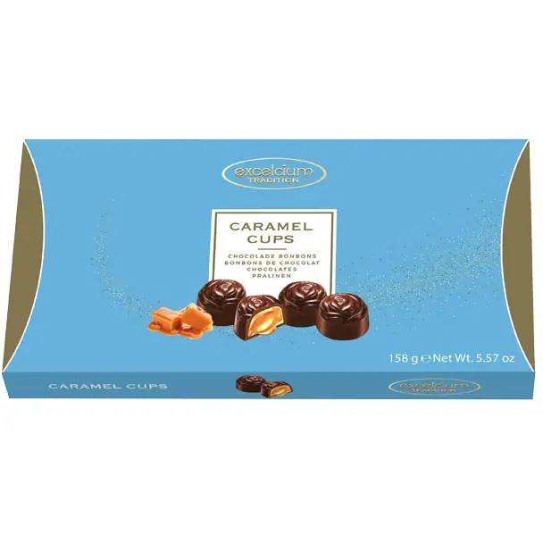 Bombom Caramel Cups Excelcium 158g