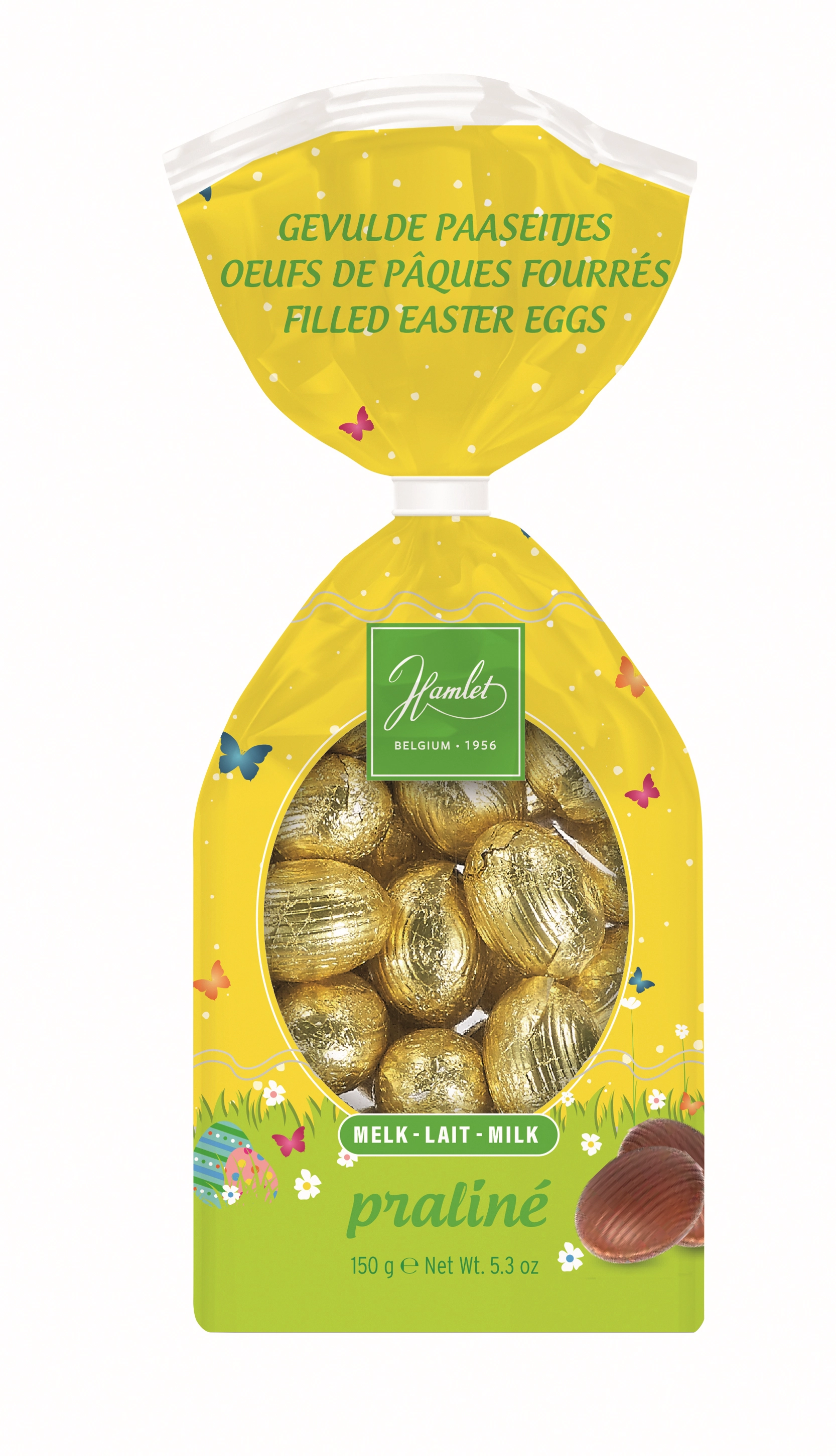Choc.hamlet Eggs Praline 150gr
