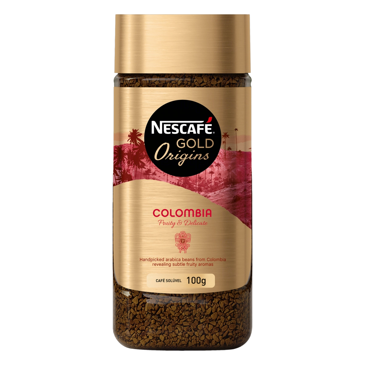 Café Solúvel Cap Colômbia Nescafé Gold Origins Vidro 100g