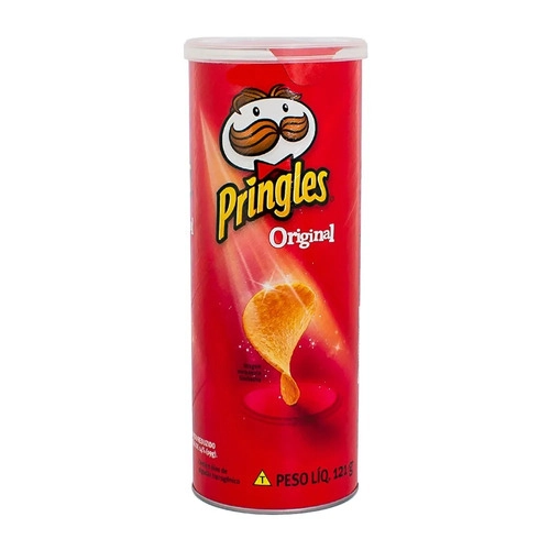 Salgadinho De Batata Creme E Cebola Pringles Tubo 128g