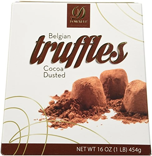 Donckels Cocoa Dusted Belgian Chocolate Truffles 1 Lb Box