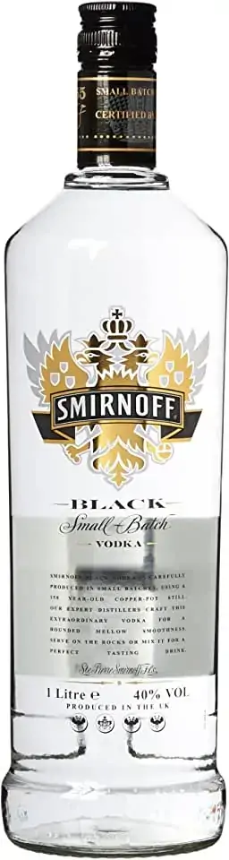 Smirnoff Black Small Batch Garrafa 1l