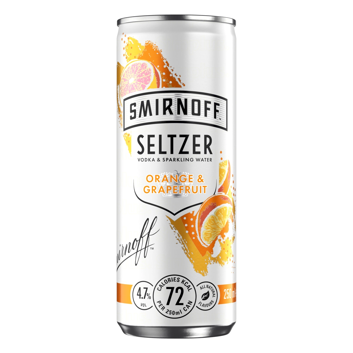 Drink SMIRNOFF Seltzer Orange &amp; Grapefruit Lata 250ml