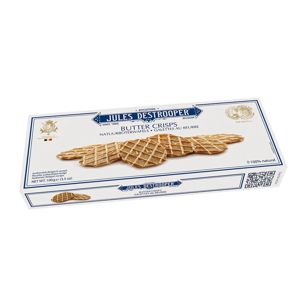 Biscoito Butter Crisps Jules Destrooper Caixa 100g