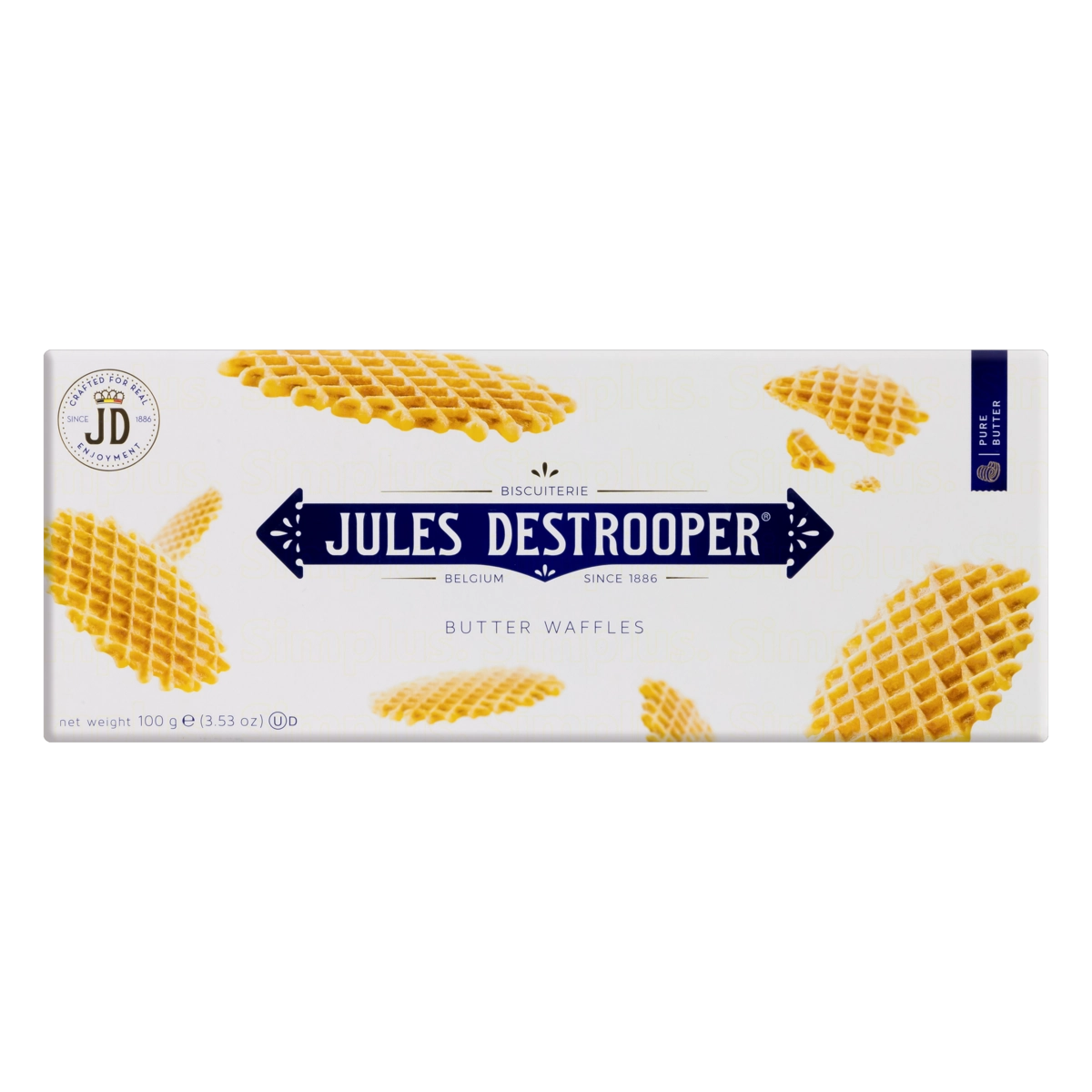 Biscoito Belga Jules Destrooper Amanteig Butter Waffles 100G