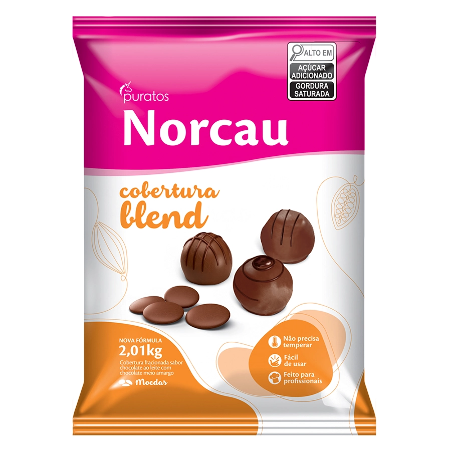 Choco Cob Norcau Blend Moedas 2.01kg 4023207 Puratos
