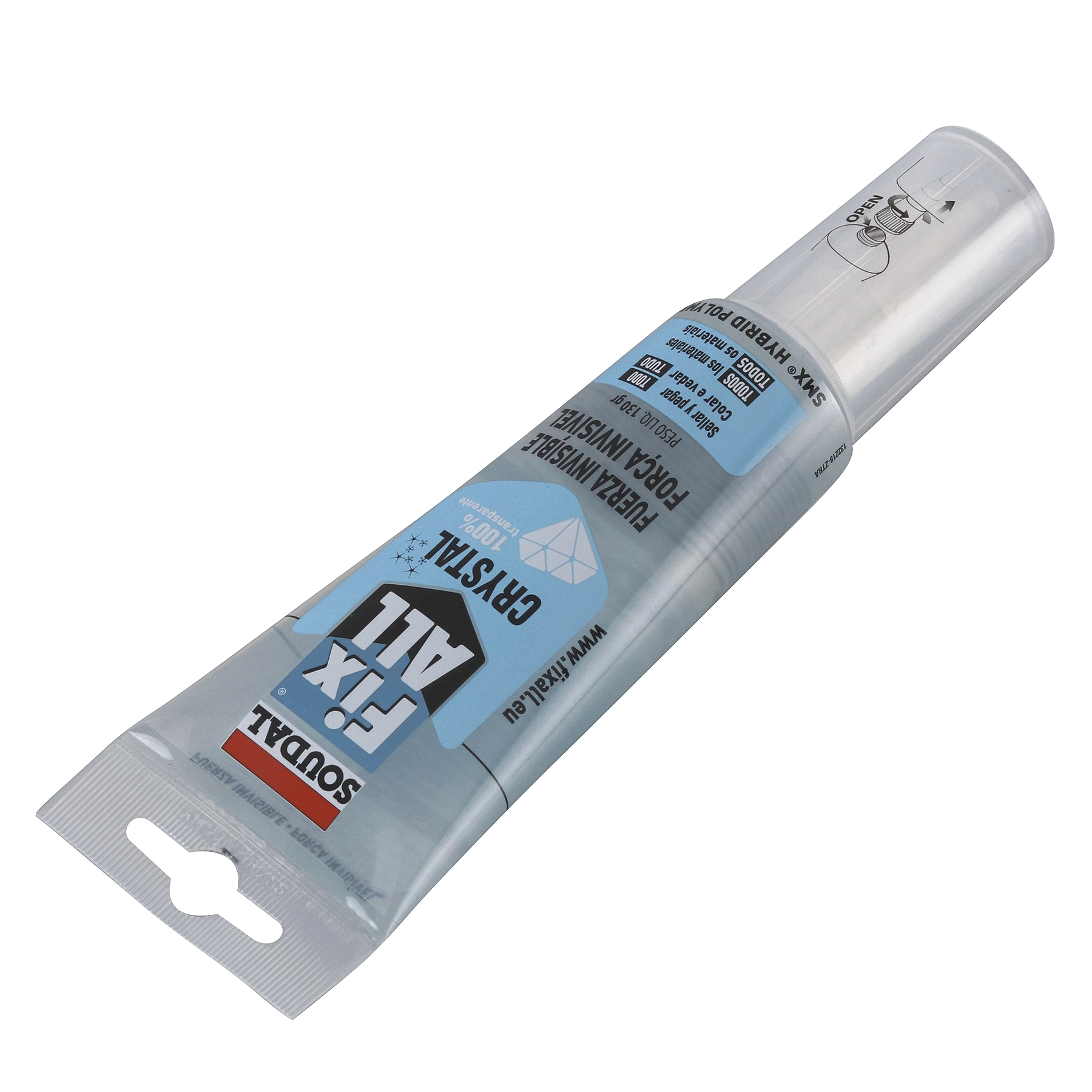 Selante Híbrido para Portas, Janelas, Fachadas Transparente Bisnaga 130g Soudal