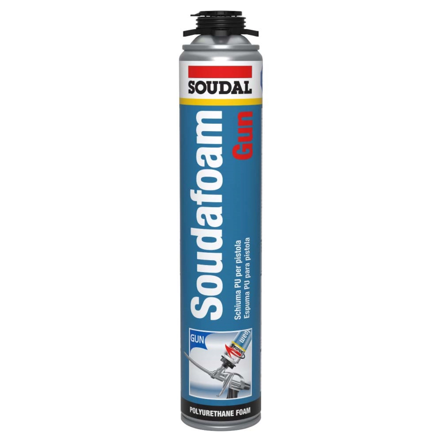 Espuma Expansiva para uso com Pistola Profissional 750ml Souldal