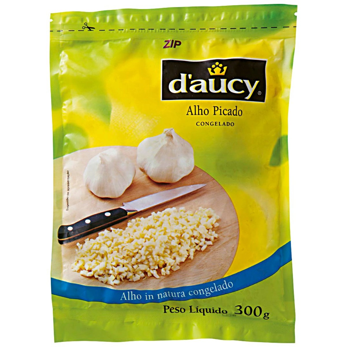 Alho Picado Congelado D´AUCY Pacote 300g