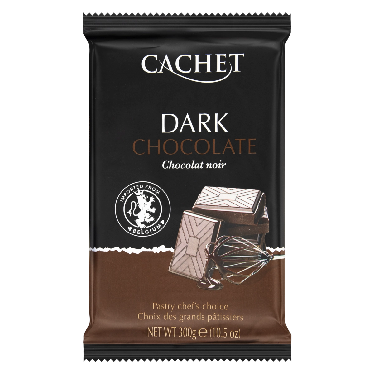 Chocolate Belga Amargo 54 Cacau Cachet Pacote 300g